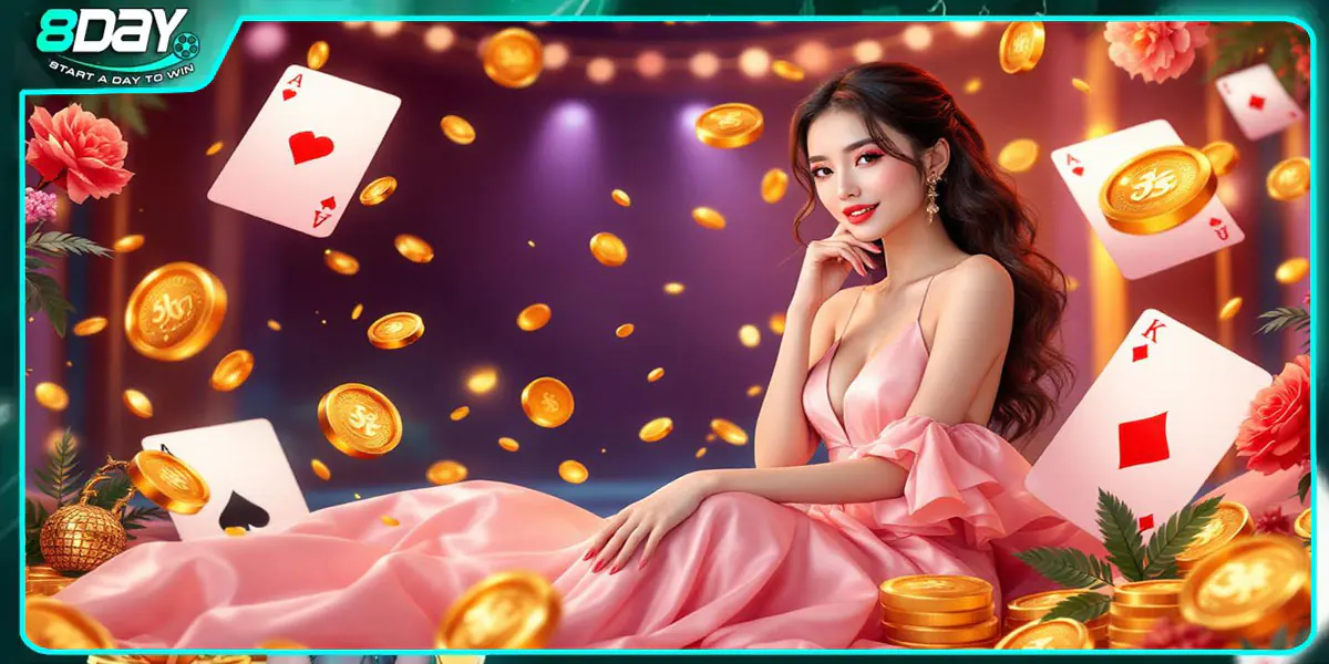Khám phá game bài hot nhất tại 8DAY cùng anh em