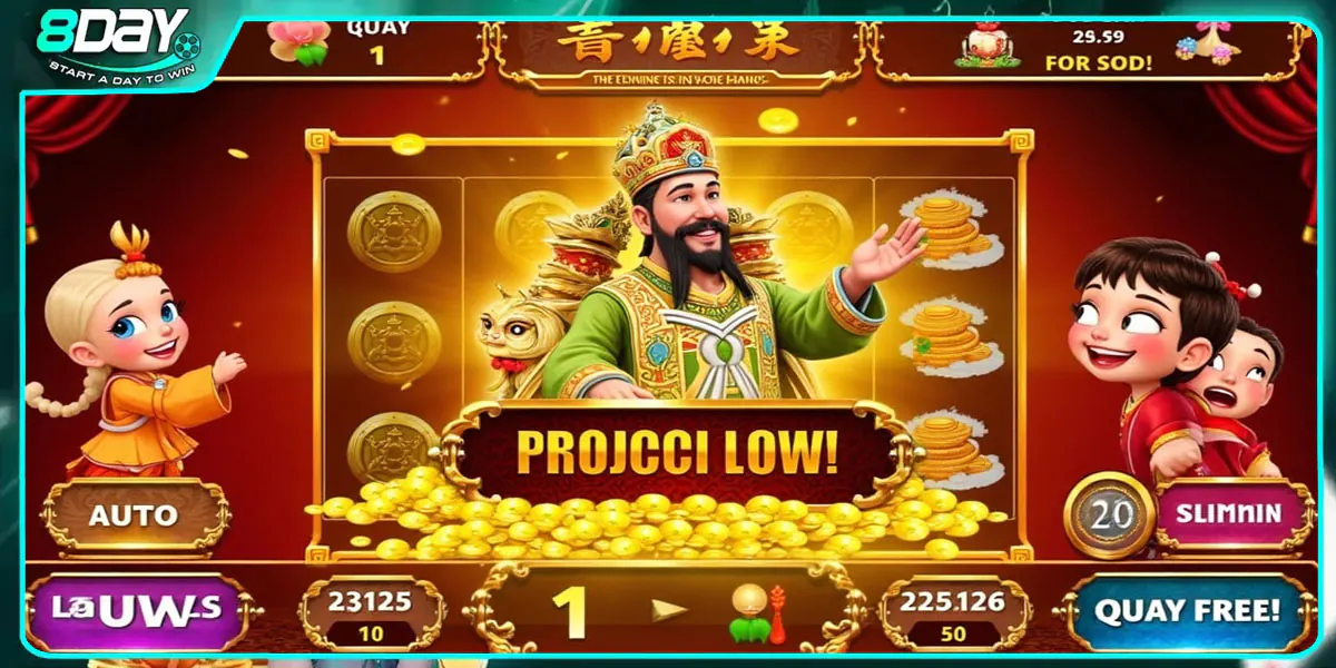 Trải nghiệm thực tế sảnh Nổ hũ 8DAY nổi bật